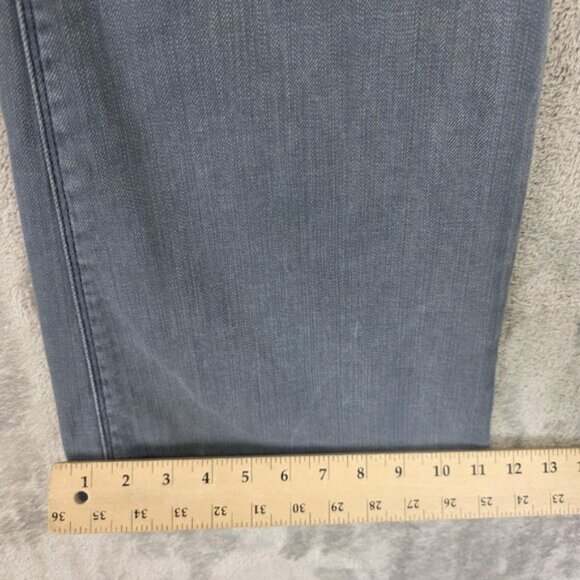 7 For All Mankind Jeans Womens 30 Blue Low Rise Ginger Flare Stretch Denim Pants - Picture 15 of 16